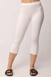 Khloe Femme Pinocchietto Basico Elasticizzato P3369 PANNA