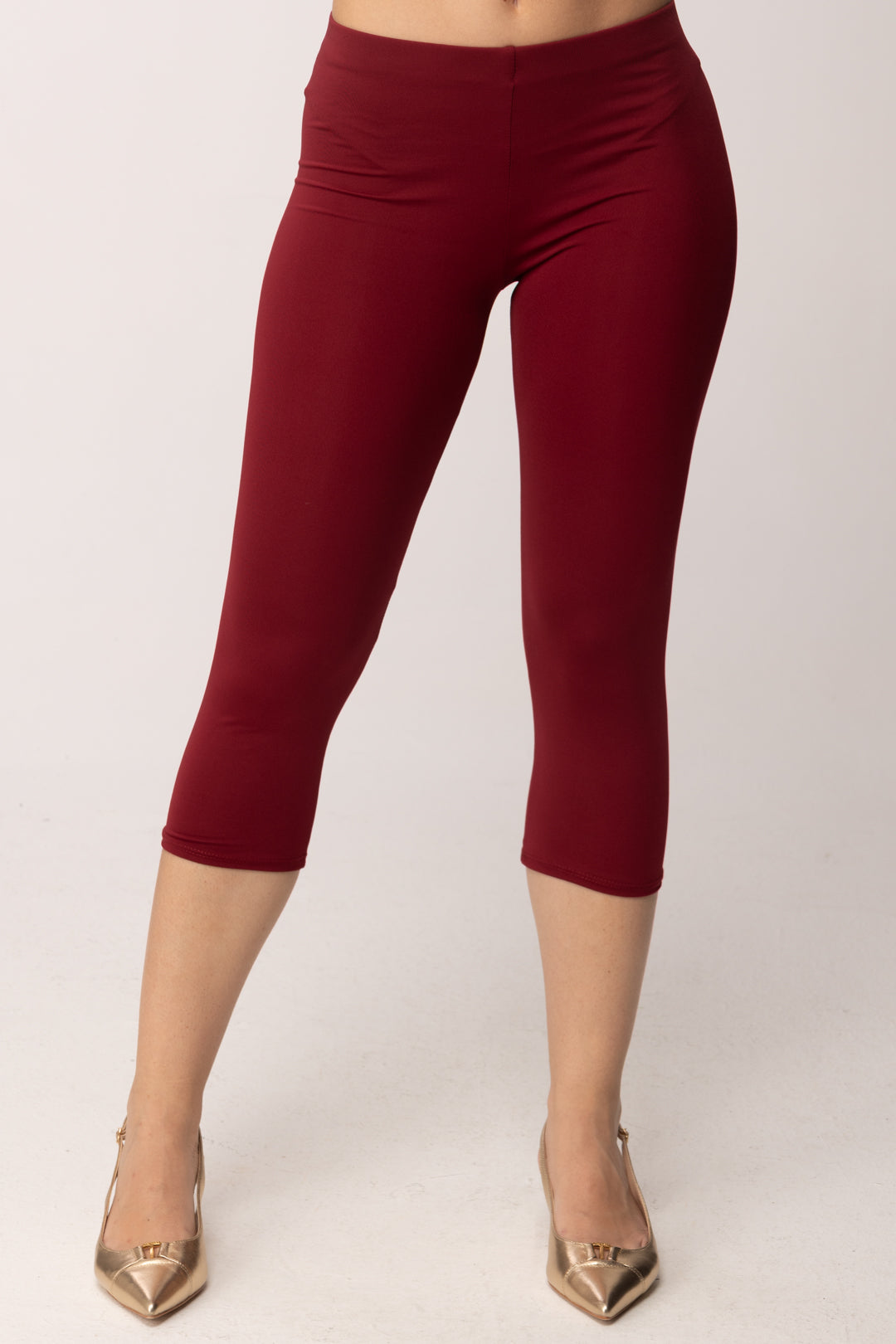 Khloe Femme Pinocchietto Basico Elasticizzato P3369 VINO
