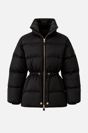 Elisabetta Franchi Piumino Imbottito con Coulisse In Vita PI94D66E2 NERO
