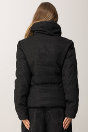 Pinko Piumino In Vela Full Strass NERO LIMOUSINE