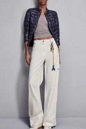 Patrizia Pepe Piumino Leggero con Doppia Zip CO0178 A503 NAVY