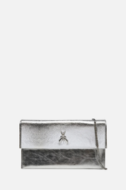 Patrizia Pepe Pochette Fly In Pelle con Catena CB5460 L041 ICE SILVER