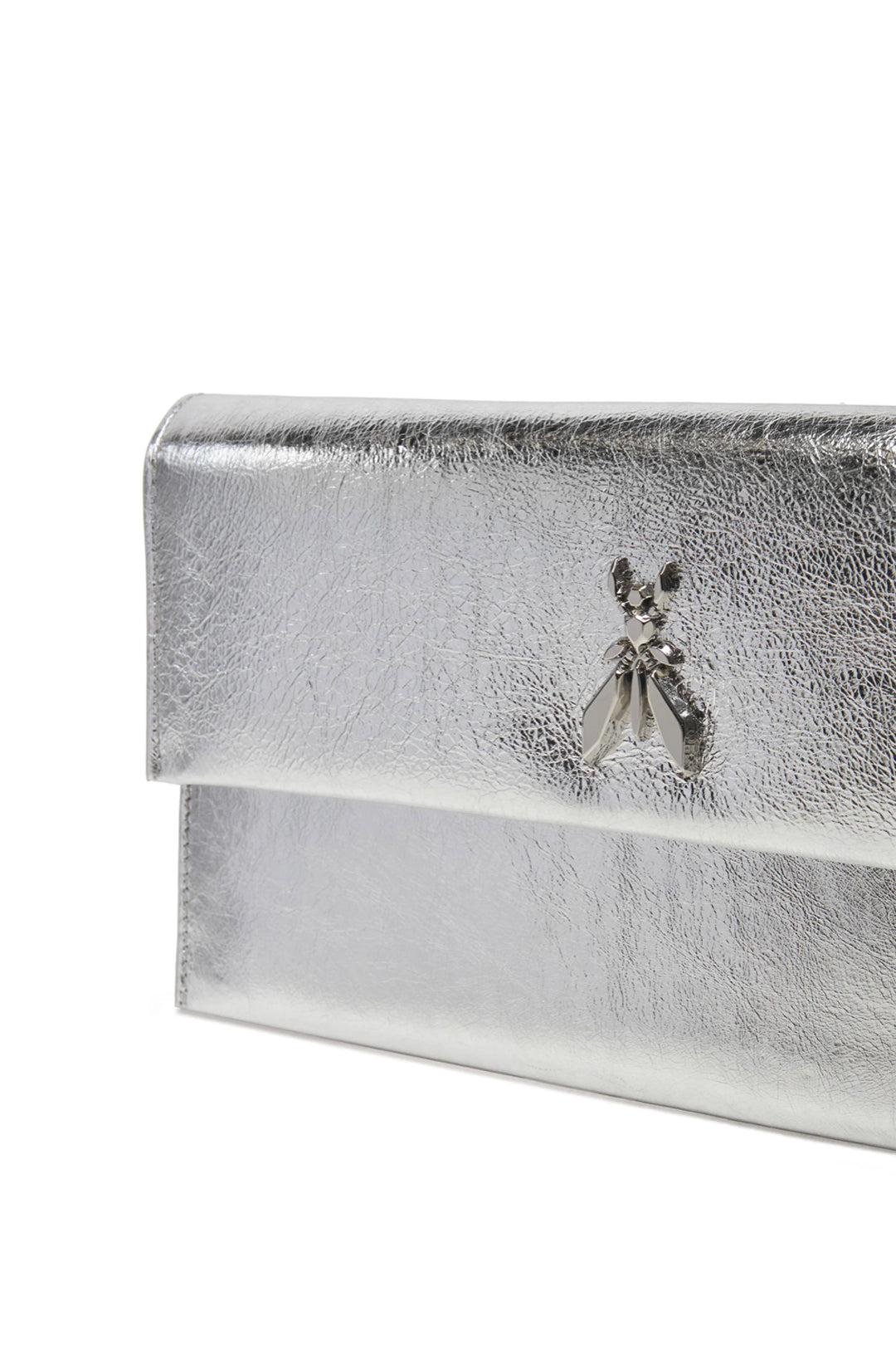 Patrizia Pepe Pochette Fly In Pelle con Catena CB5460 L041 ICE SILVER