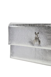 Patrizia Pepe Pochette Fly In Pelle con Catena CB5460 L041 ICE SILVER
