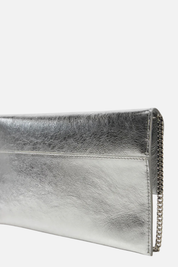 Patrizia Pepe Pochette Fly In Pelle con Catena CB5460 L041 ICE SILVER