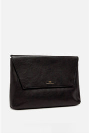 Elisabetta Franchi Pochette In Pelle con Patta a Busta BS39N67E2 NERO
