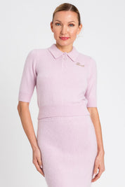 Twin-set Polo In Maglia 252TT3182 PINK LAVENDER