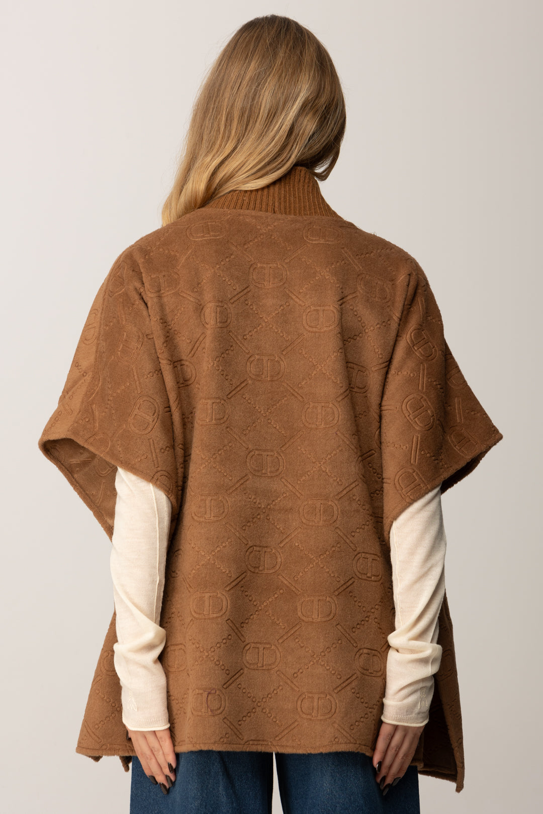 Twin-set Poncho In Maglia 252TO5420 ALPACA