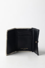 Kurt Geiger Portacarte Bicolore con Logo Gioiello 2709301109 BLK/WHITE