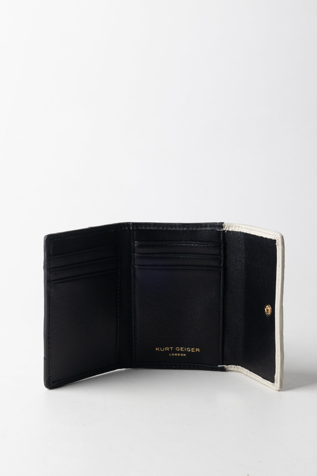 Kurt Geiger Portacarte Bicolore con Logo Gioiello 458813109 WHITE/BLK