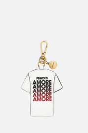 Pinko Portachiavi a Forma Di T-shirt con Stampa Amore 106363 A0F1 ZRFQ