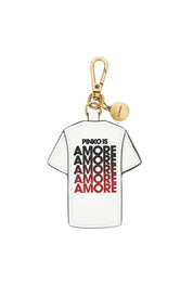 Pinko Portachiavi a Forma Di T-shirt con Stampa Amore 106363 A0F1 ZRFQ