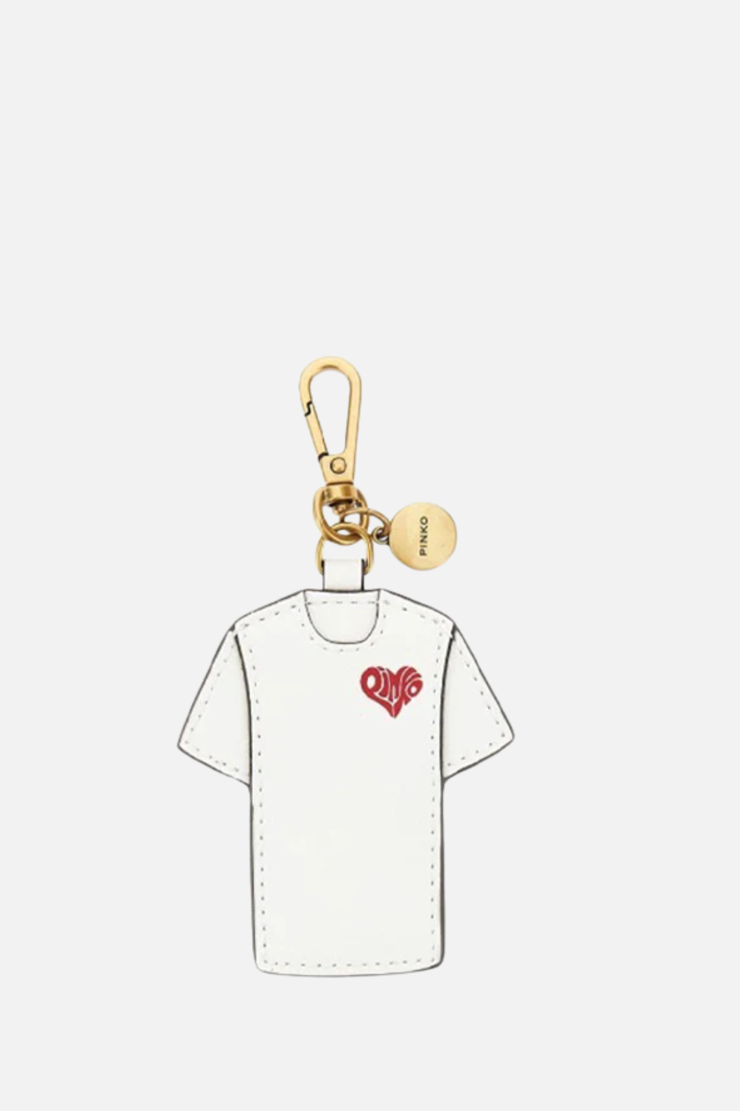Pinko Portachiavi a Forma Di T-shirt con Stampa Amore 106363 A0F1 ZRFQ