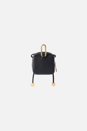 Furla Portachiavi Charm Poppy In Pelle Nera WK00644 BX4573 O6000