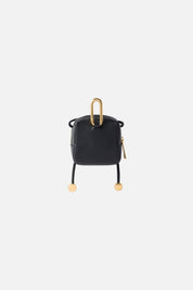Furla Portachiavi Charm Poppy In Pelle Nera WK00644 BX4573 O6000