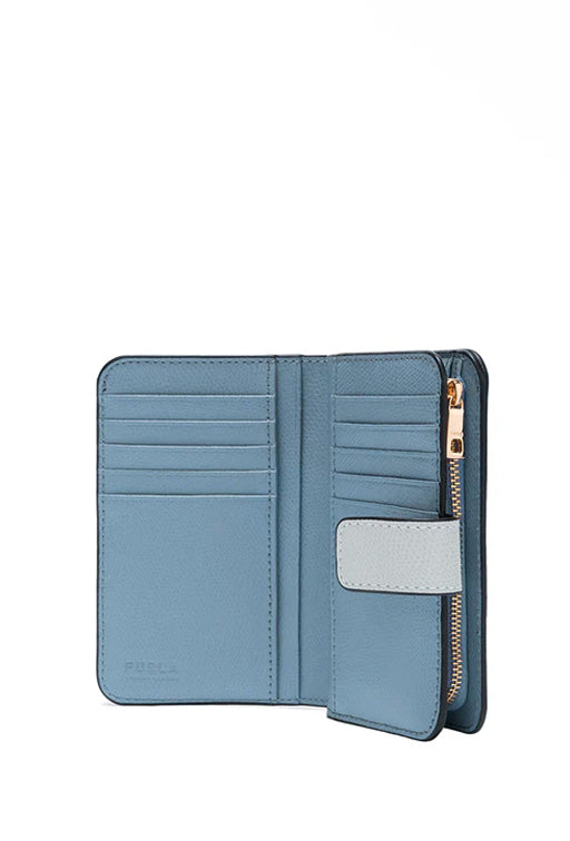 Furla Portafoglio Compatto In Pelle con Patta e Bottone WP00314 ARE000 4352S