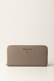 Patrizia Pepe Portafoglio In Pelle con Chiusura Zip e Logo Fly CQ4879 L001 DARK TATAMI