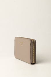 Patrizia Pepe Portafoglio In Pelle con Chiusura Zip e Logo Fly CQ4879 L001 DARK TATAMI