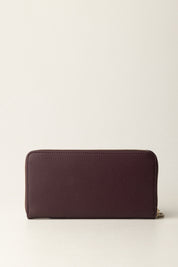 Patrizia Pepe Portafoglio In Pelle con Chiusura Zip e Logo Fly CQ4879 L001 PURPLE RED