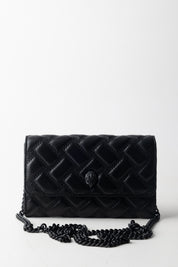 Kurt Geiger Portafoglio Kesington con Tracolla 648400109 BLACK