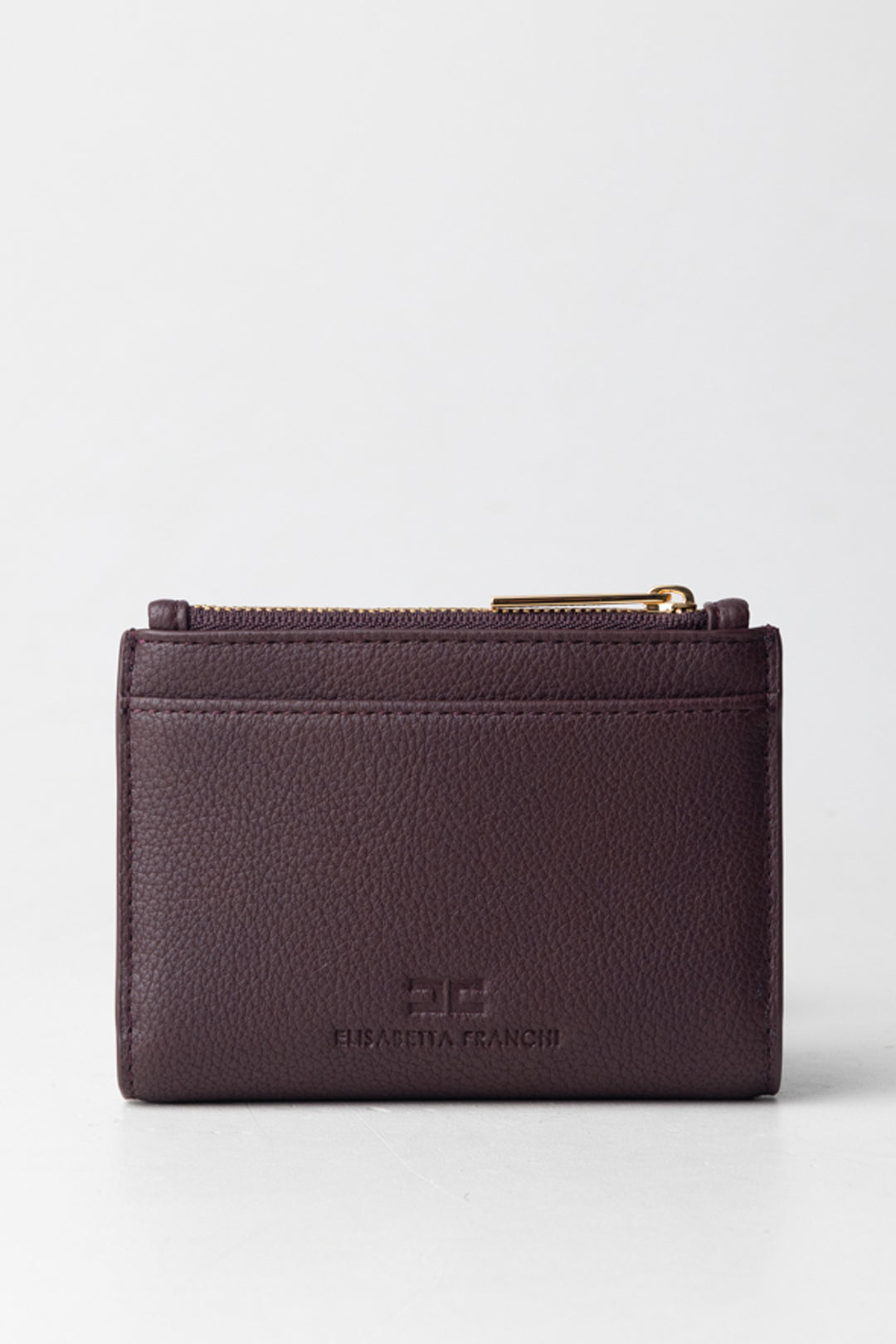 Elisabetta Franchi Portafoglio Piccolo con Placca Logo PF61A56E2 MERLOT