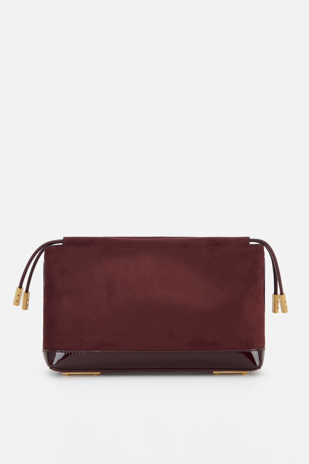 Elisabetta Franchi Pouche Bag In Pelle Scamosciata BS60A57E2 MERLOT