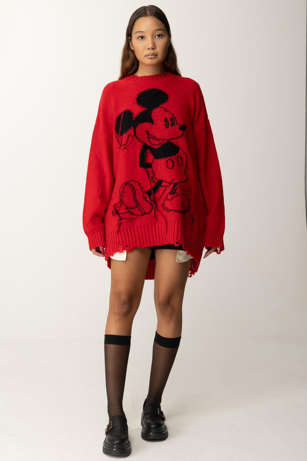 Disney Lacoste Sweatshirt Pull Lacoste Femme Mickey Pull Mickey