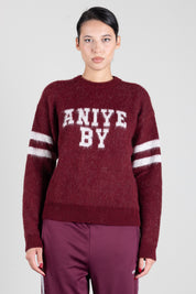 Aniye By Pullover College con Lettering 'aniye By' 181512 RUBY NOIR :AI26