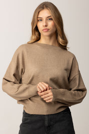 Replay Pullover Girocollo con Maniche Ampie DK3901.000.G23372 CAMEL
