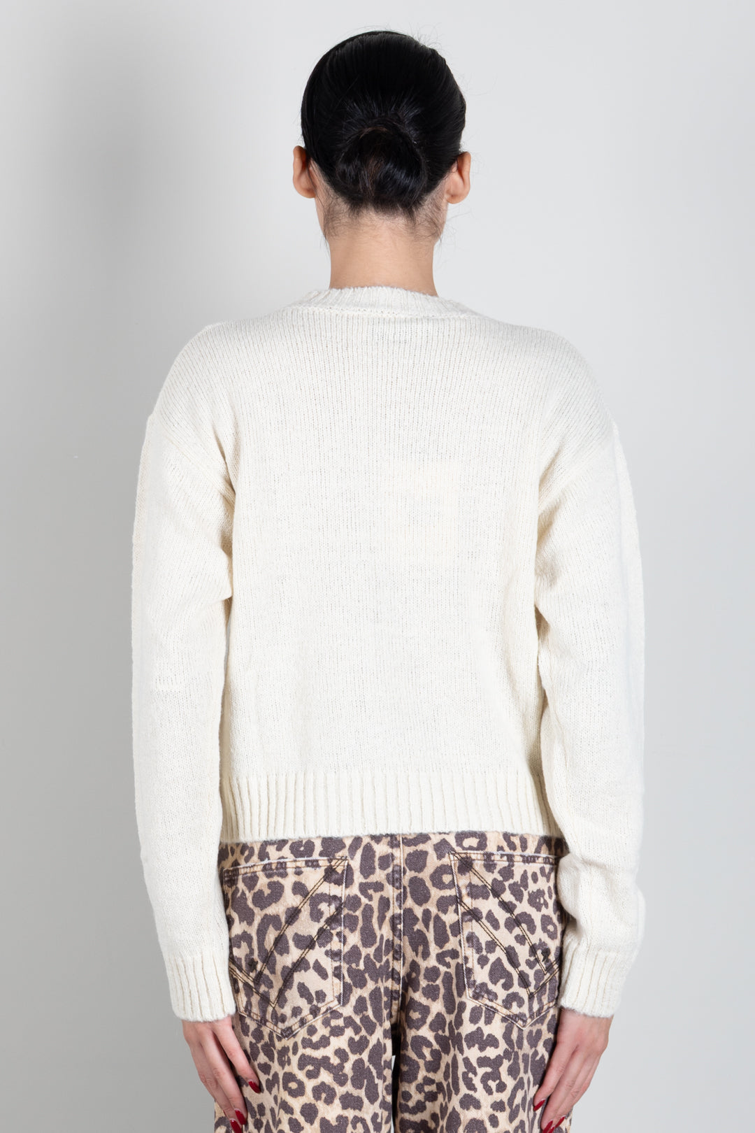 Aniye By Pullover Telephone con Motivo Animalier 181504 ALMOND :AI26