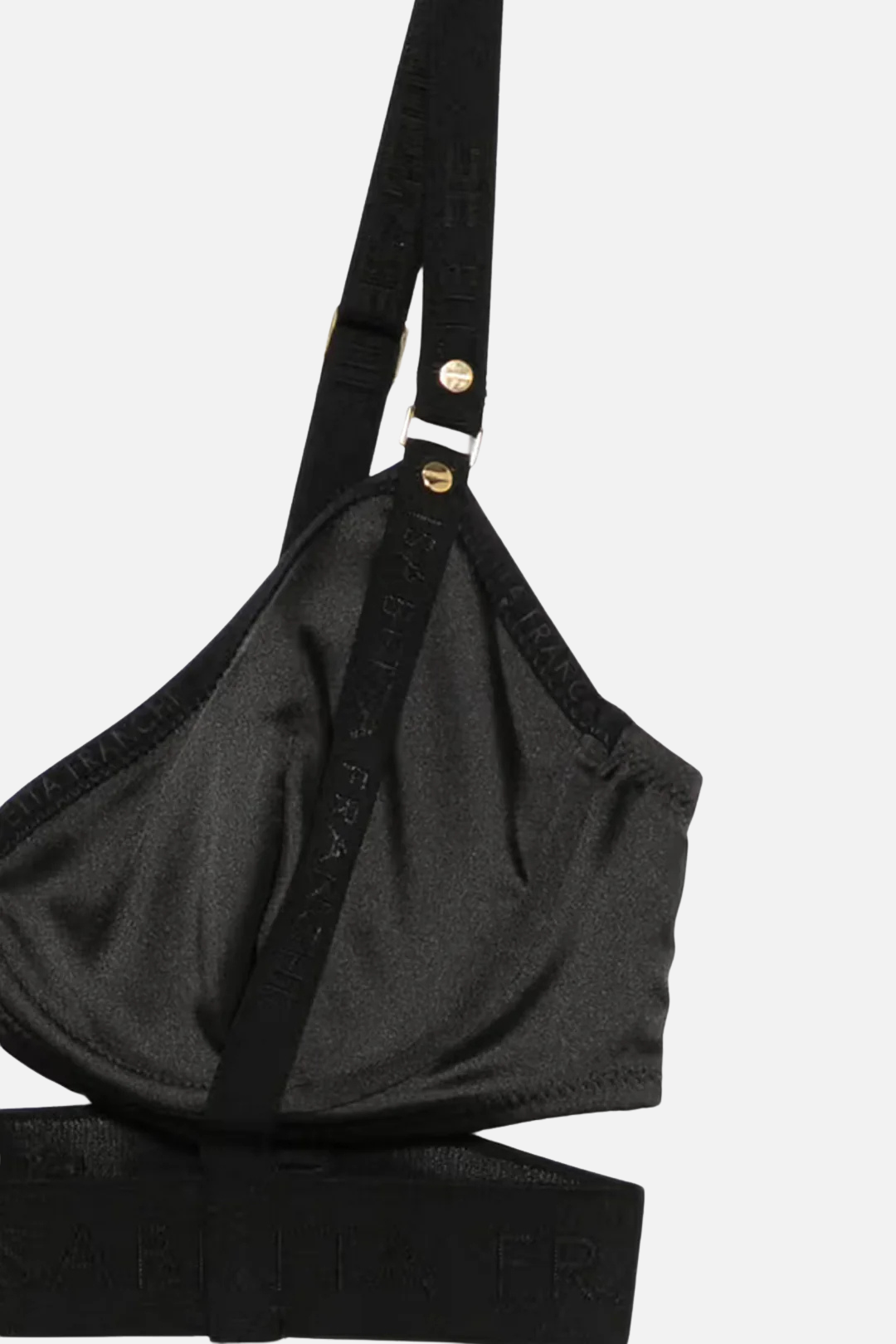 Elisabetta Franchi Reggiseno In Raso con Fascia Elastica RG00162E2 NERO