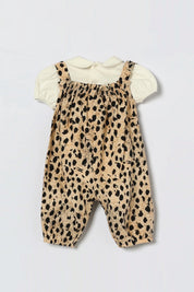 Elisabetta Franchi Bambina Salopette Fantasia Animalier ENCD1180CAE07.D640