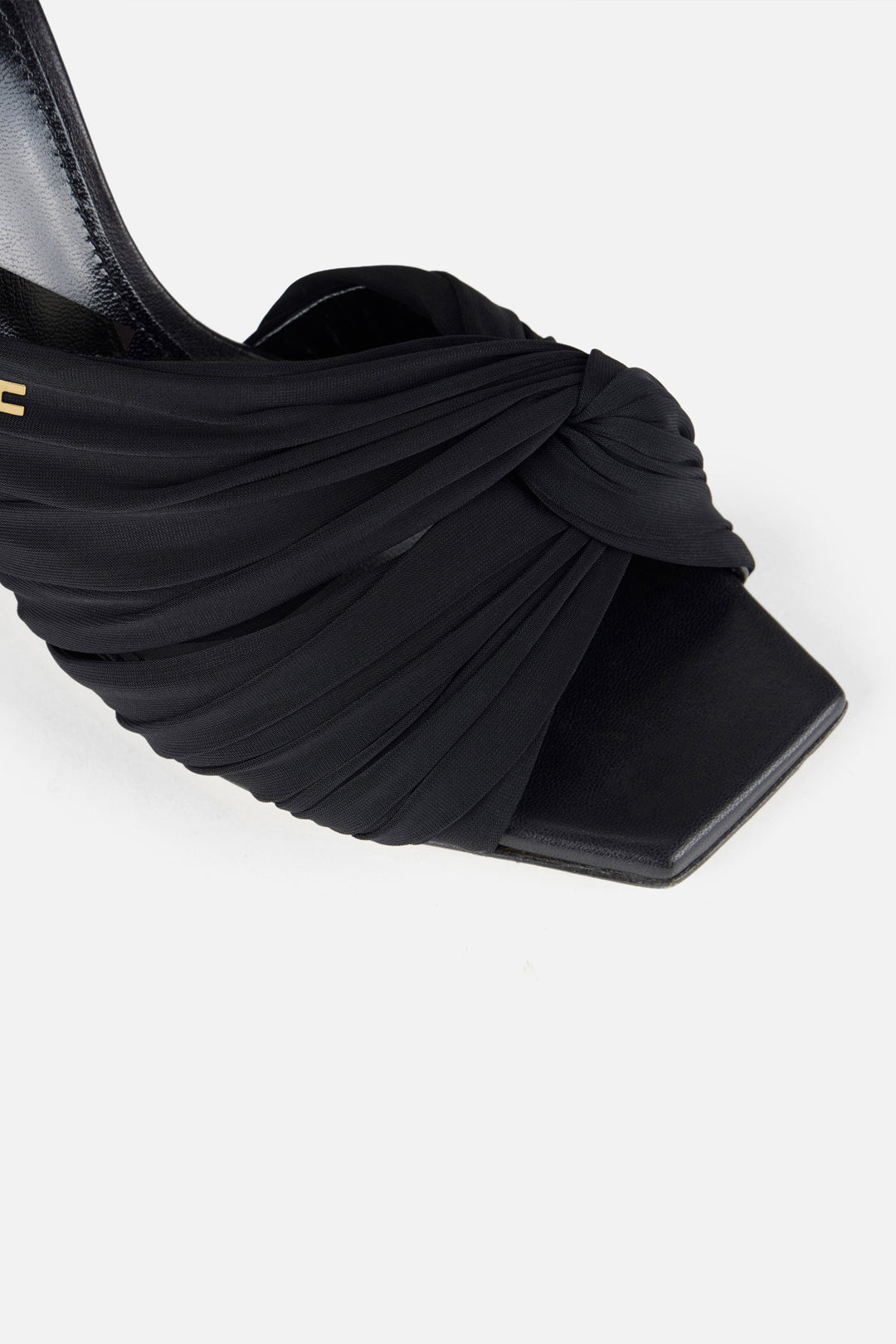 Elisabetta Franchi Sandali Mules a Fascia Incrociata SA33L63E2 NERO