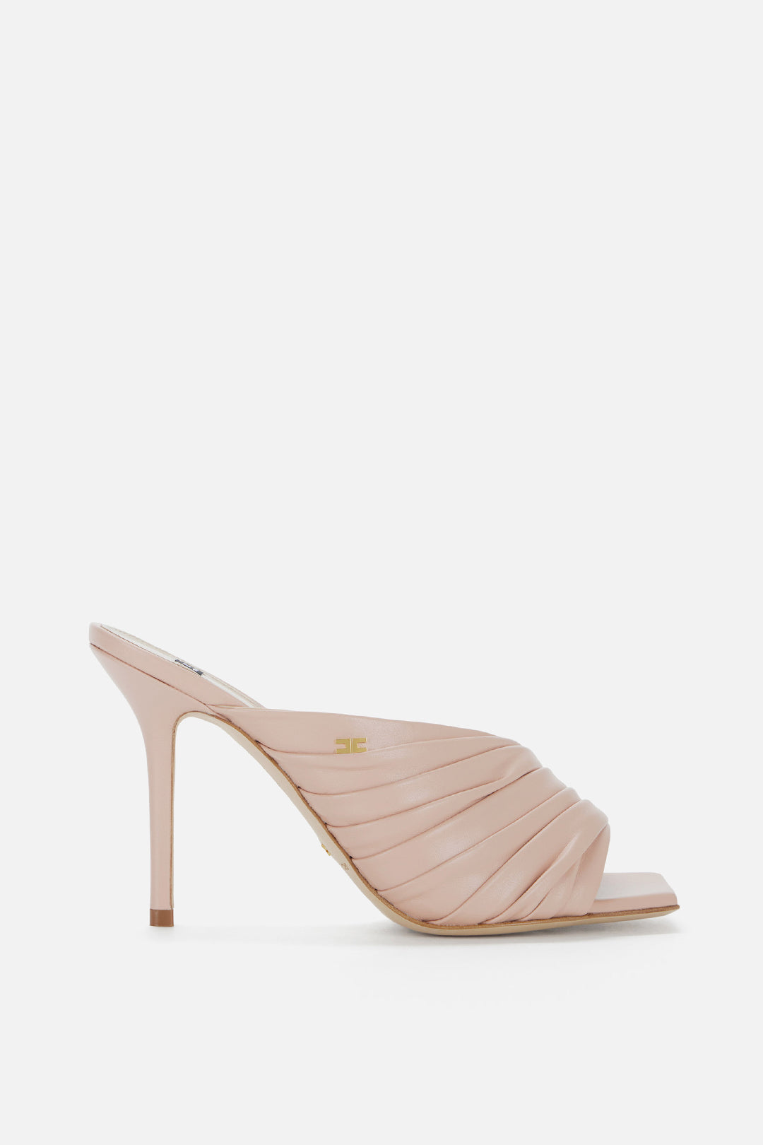 Elisabetta Franchi Sandali Mules In Nappa SA80L63E2 NUDE