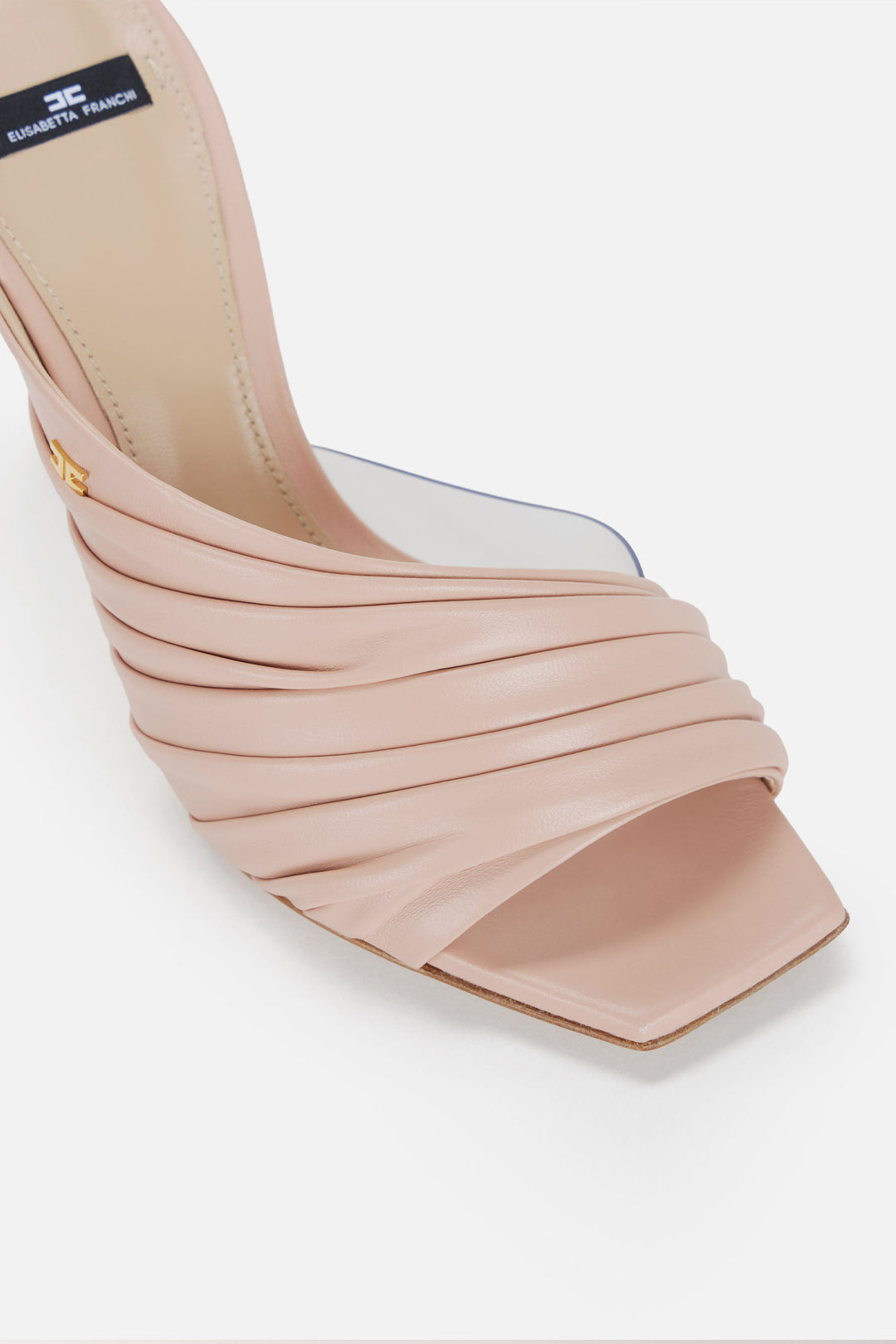 Elisabetta Franchi Sandali Mules In Nappa SA80L63E2 NUDE