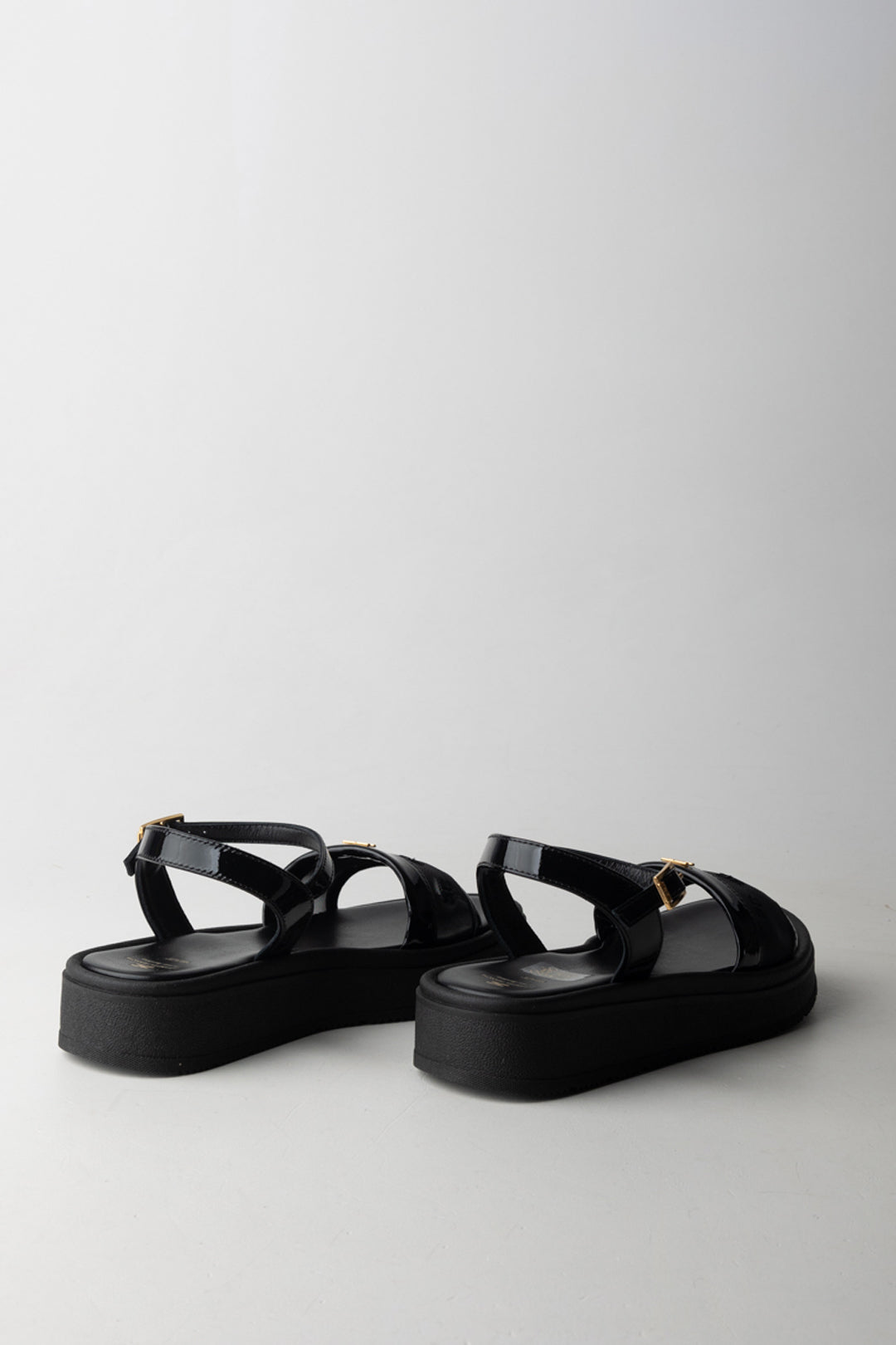 Elisabetta Franchi Bambina Sandali Platform con Inserto Mesh F4A2-E0595-1921999- BLACK