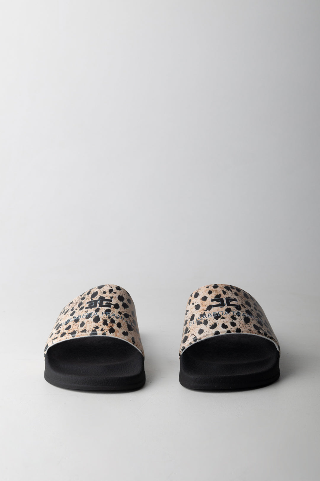 Elisabetta Franchi Bambina Sandali Poolside con Fascia Maculata F4A0-E0608-1926X253 BEIGE/BLAC