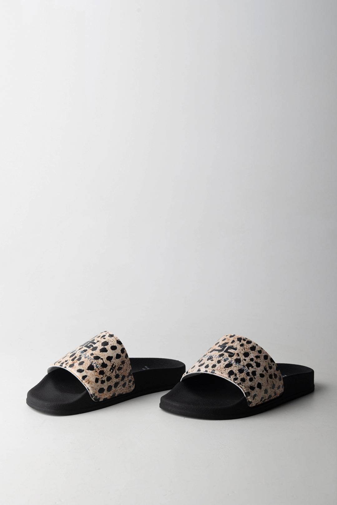 Elisabetta Franchi Bambina Sandali Poolside con Fascia Maculata F4A0-E0608-1926X253 BEIGE/BLAC