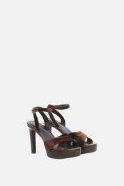 Kurt Geiger Sandali Sherbert Cross 6194535789 DK.BRN COM
