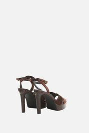 Kurt Geiger Sandali Sherbert Cross 6194535789 DK.BRN COM
