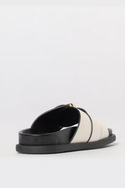 Elisabetta Franchi Bambina Sandali Slide con Maxi Fibbia F4A2-E0600-0092A257 BUTTE/BLAC