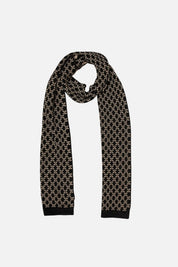 Elisabetta Franchi Bambina Sciarpa In Maglia Jacquard con Logo EFSC008CFL149.D657
