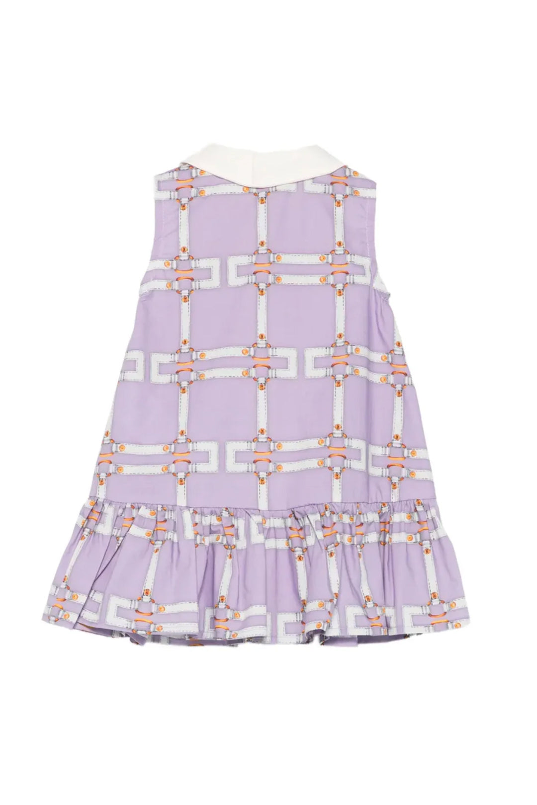 Elisabetta Franchi Bambina Set Bambina Abito e Pantaloncini con Motivo Catena ENAB0740CAE06.D881