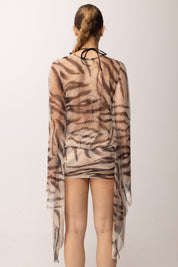 Khloe Femme Set Bikini con Copricostume Animalier 2329 MACULATO ZEBRA