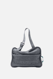 Patrizia Pepe Shopper In Camoscio con Logo 2B0125 L152 BLUISH GRAY