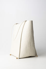 Pinko Shopping Bag Effetto Carta 104365 A27H BIANCO SETA-ANTIQUE GOLD