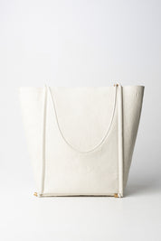 Pinko Shopping Bag Effetto Carta 104365 A27H BIANCO SETA-ANTIQUE GOLD