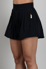 Elisabetta Franchi Shorts Balloon In Vela Taffettà SH00466E2 NERO