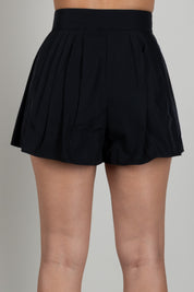 Elisabetta Franchi Shorts Balloon In Vela Taffettà SH00466E2 NERO