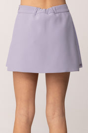 Elisabetta Franchi Bambina Shorts Effetto Gonna con Nastri Logati Applicati EFBE0800GA022.8125